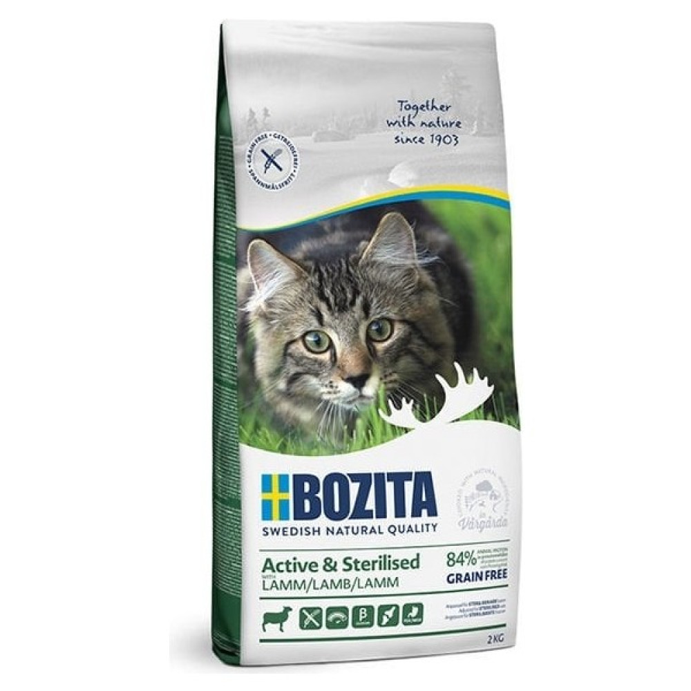 Bozita Outdoor Active Kuzu Etli Yetişkin Kısırlaştırılmış Kedi Maması 2 kg Evcil Hayvan Ürünleri Fiyatı
