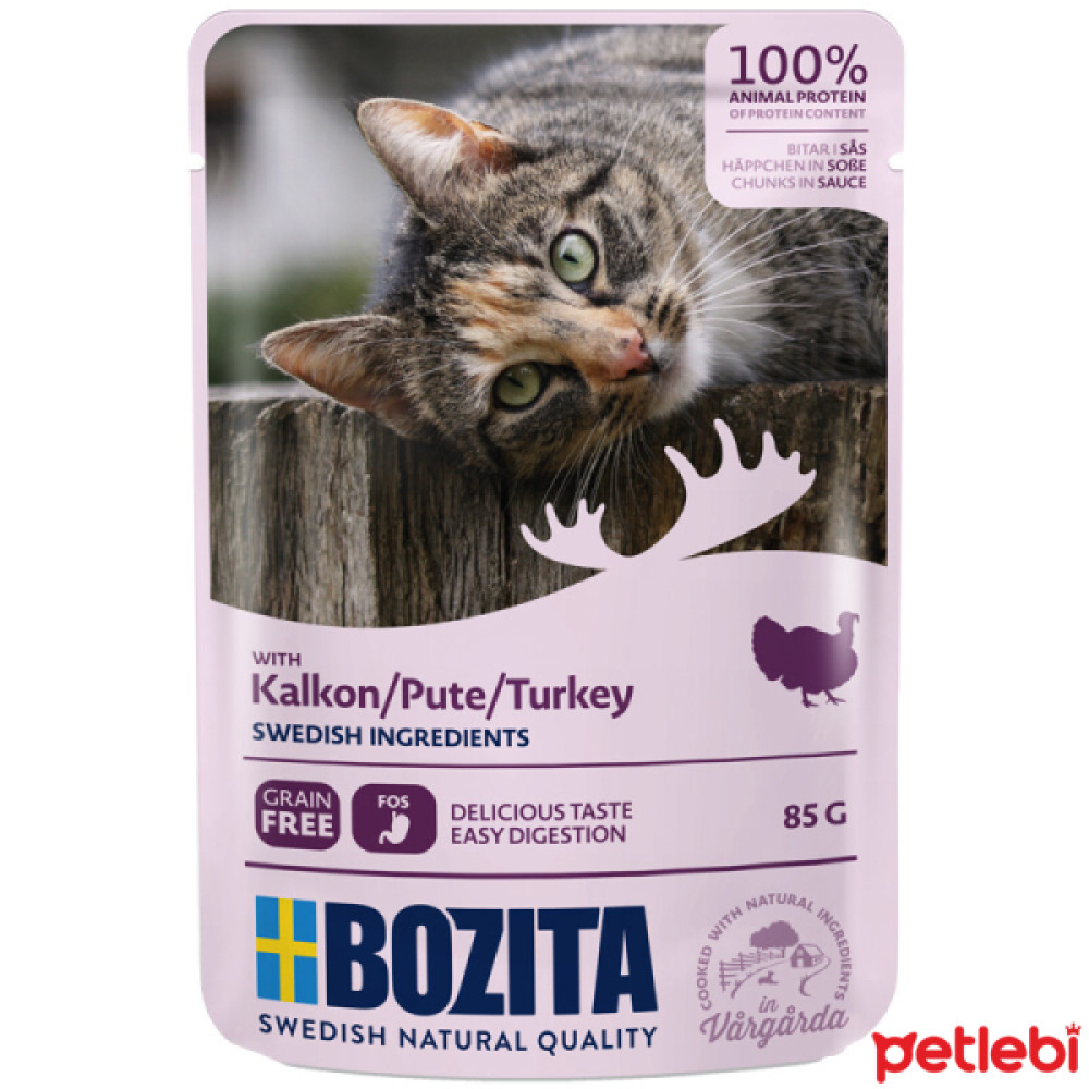 Bozita Pouch Jöle Soslu Parça Hindi Etli Tahılsız Yetişkin Kedi Konservesi 85gr Evcil Hayvan Ürünleri Fiyatı