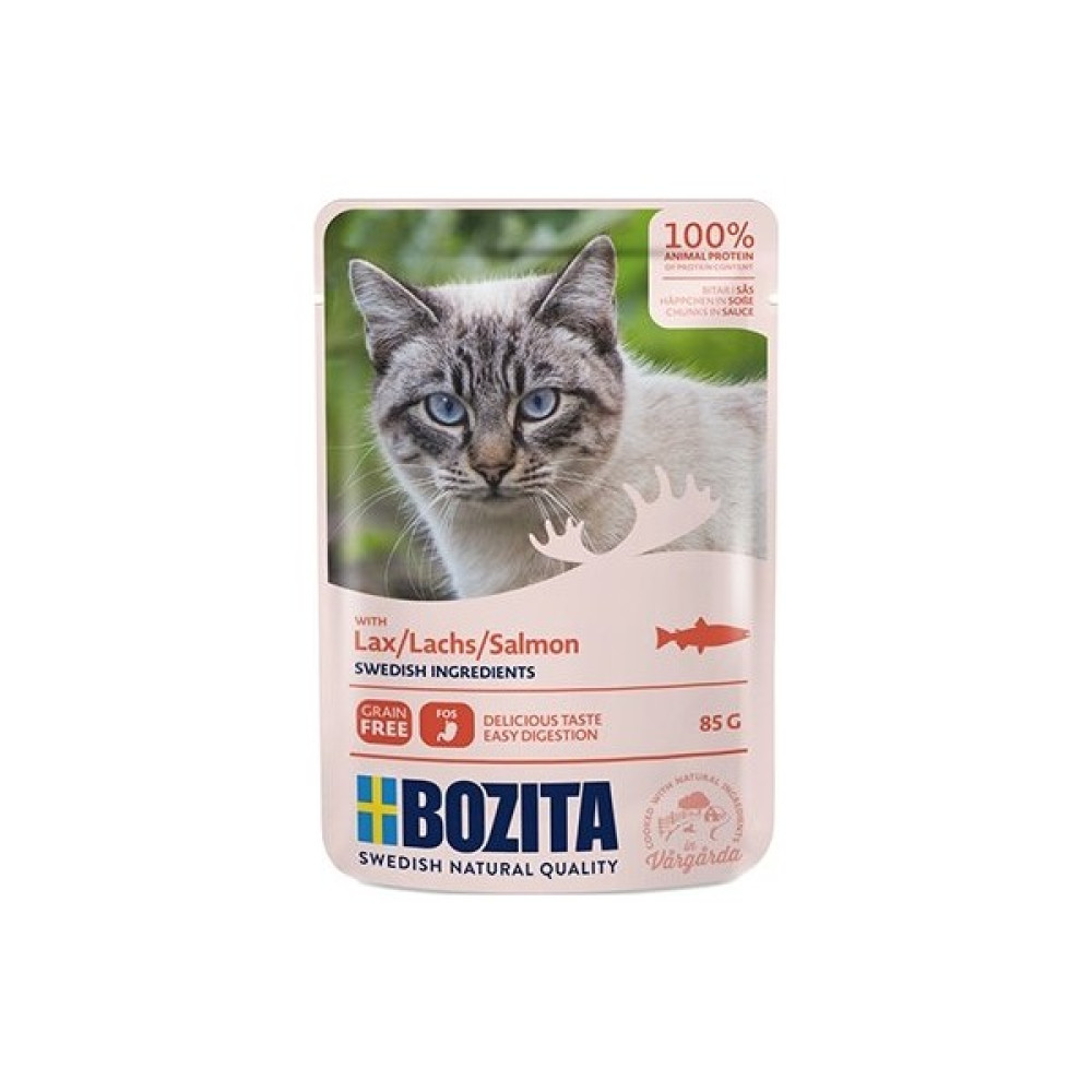 Bozita Pouch Somon Balıklı Tahılsız Yetişkin Kedi Konservesi 85 gr Evcil Hayvan Ürünleri Fiyatı