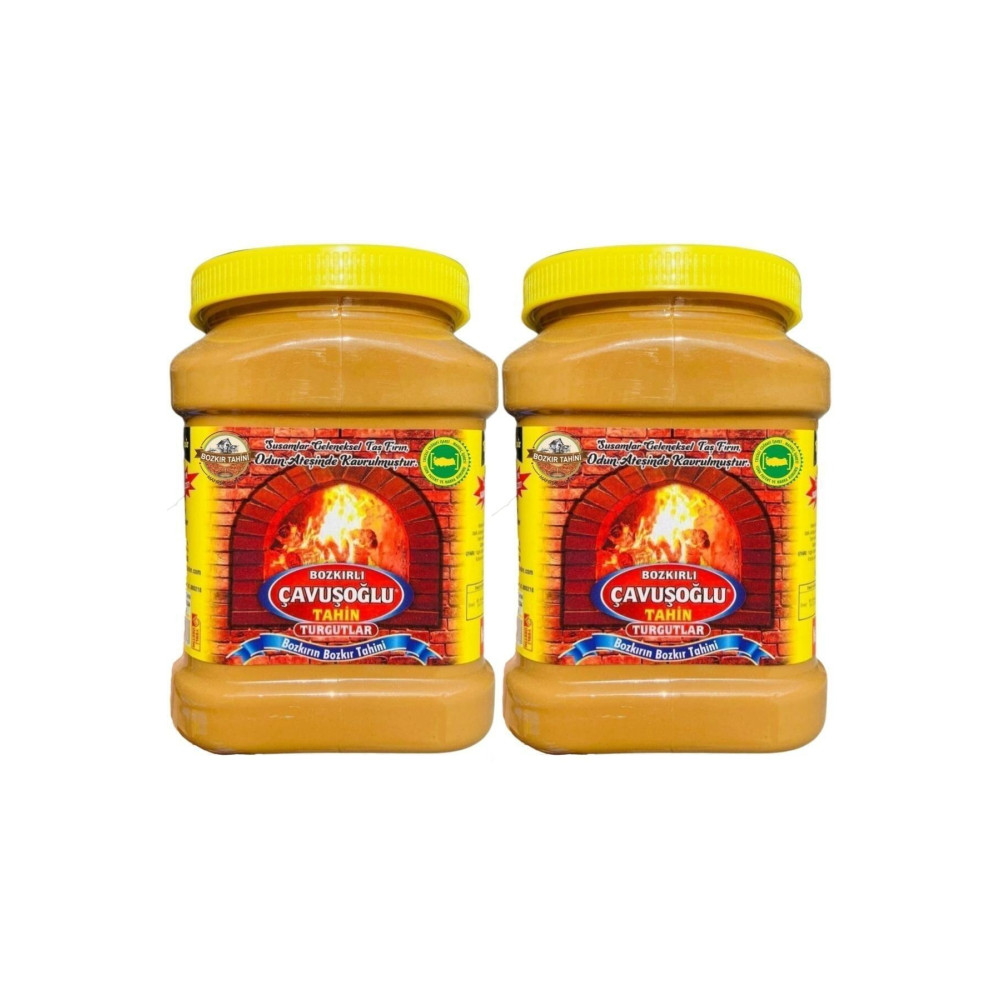 Bozkırlı Çavuşoğlu Odun Ateşinde Bozkır Tahini Kepeksiz Karafırın Tahini 930g 2li Paket Tahin Pekmez ve Helva Fiyatı