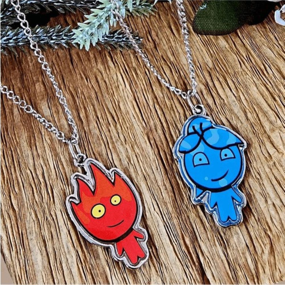 BP Tattoo Ateş ve Su Renkli Arkadaş Sevgili Çift Best Friends Kolye Bijuteri Kolye Fiyatı