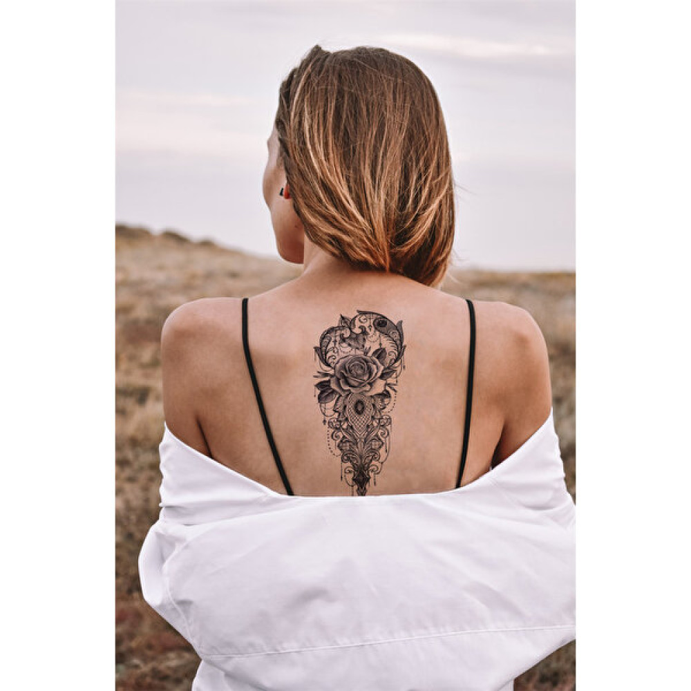 BP Tattoo Desire Gerçekçi Görünümlü Gül Dövmesi Altın, Takı & Aksesuar Fiyatı