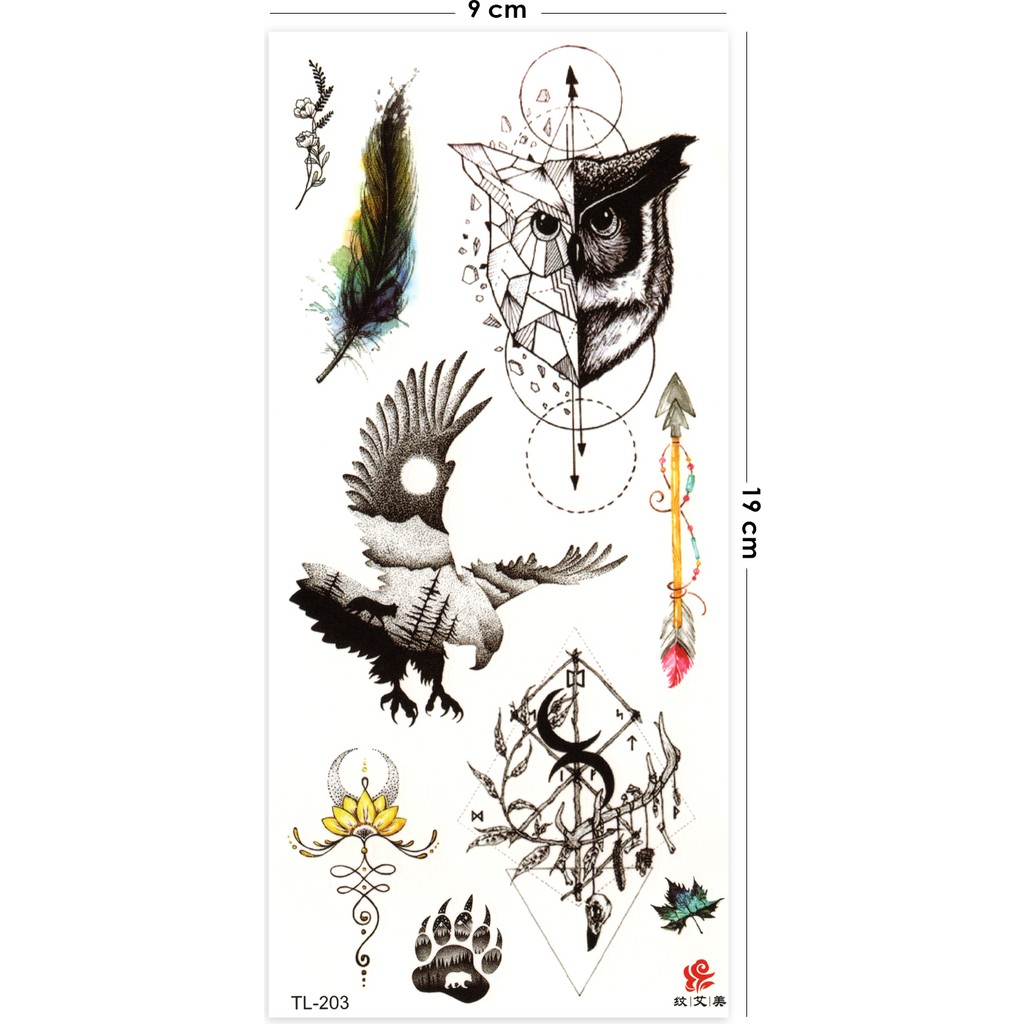 BP Tattoo Karışık Desenli Geçici Dövme Diğer Fiyatı