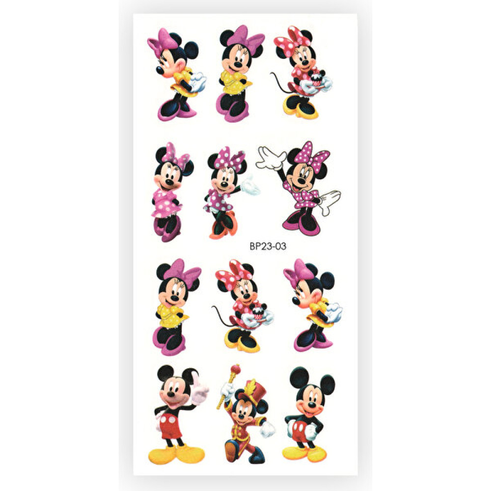 BP Tattoo Minnie Geçici Dövme Altın, Takı & Aksesuar Fiyatı