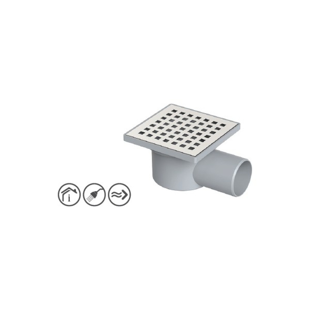 Bp Yer SÜZGECİ10X10X50 cm Yandan Çıkışlı Banyo Aksesuarları Fiyatı