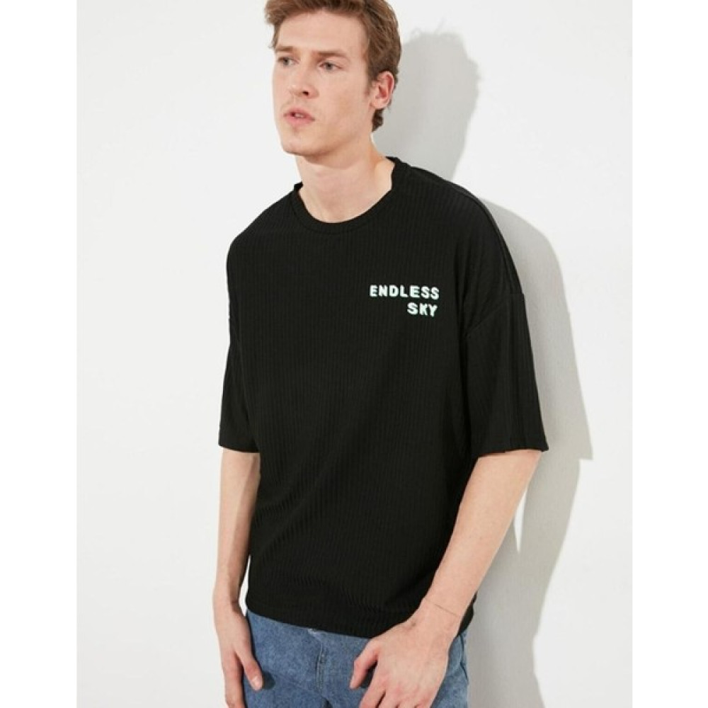 Bpm Endless Sky Oversize Fitilli Tişört Erkek T-shirt Fiyatı