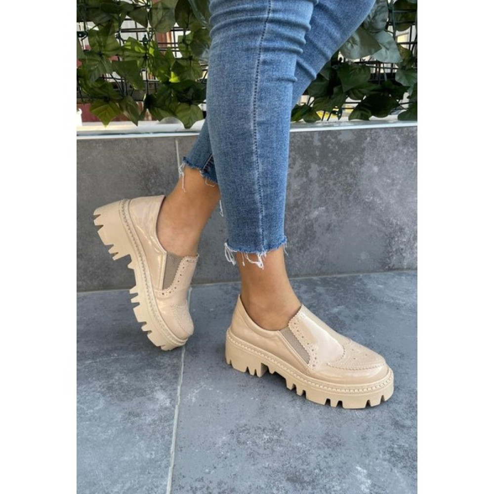 Bpm Hote Nude Rugan Oxford Ayakkabı Kadın Günlük Ayakkabıları Fiyatı