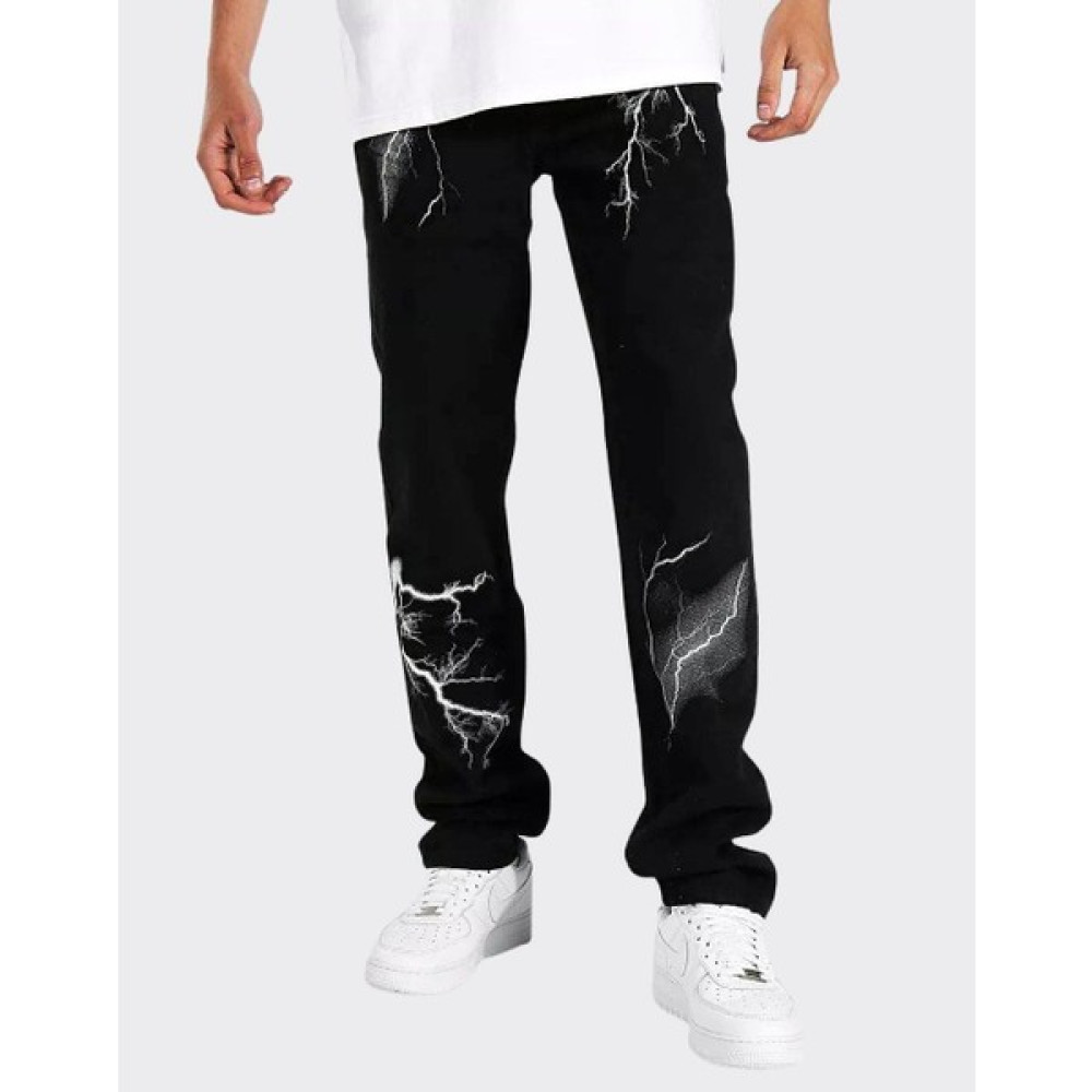 Bpm Premium Relax Fit Lightning Erkek Kot Pantolon Erkek Jeans / Kot Pantolon Fiyatı