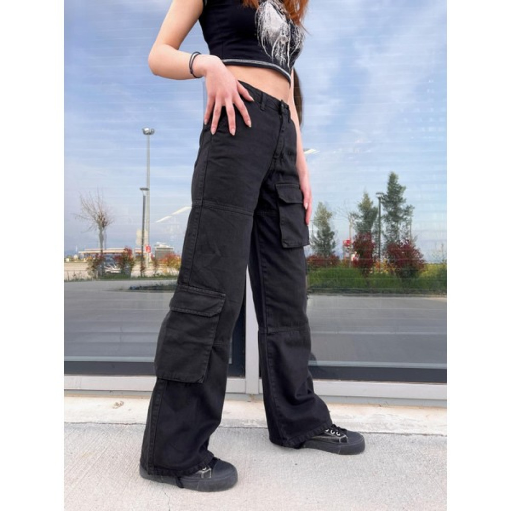 Bpm Pretty Kadın Kargo Kot Pantolon Bayan Jeans / Kot Pantolon Fiyatı