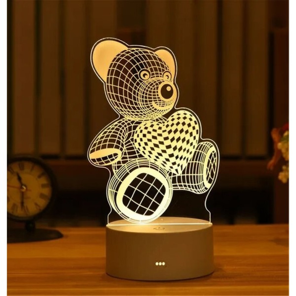 Bra2nd 3D Lamba Akrilik USB LED Gece Işıkları Neon Burcu Lamba Noel Noel Süslemeleri Ev Odası Doğum Günü Dekoru Düğün Hediyeleri (Yurt Dışından) Gece Lambası Fiyatı