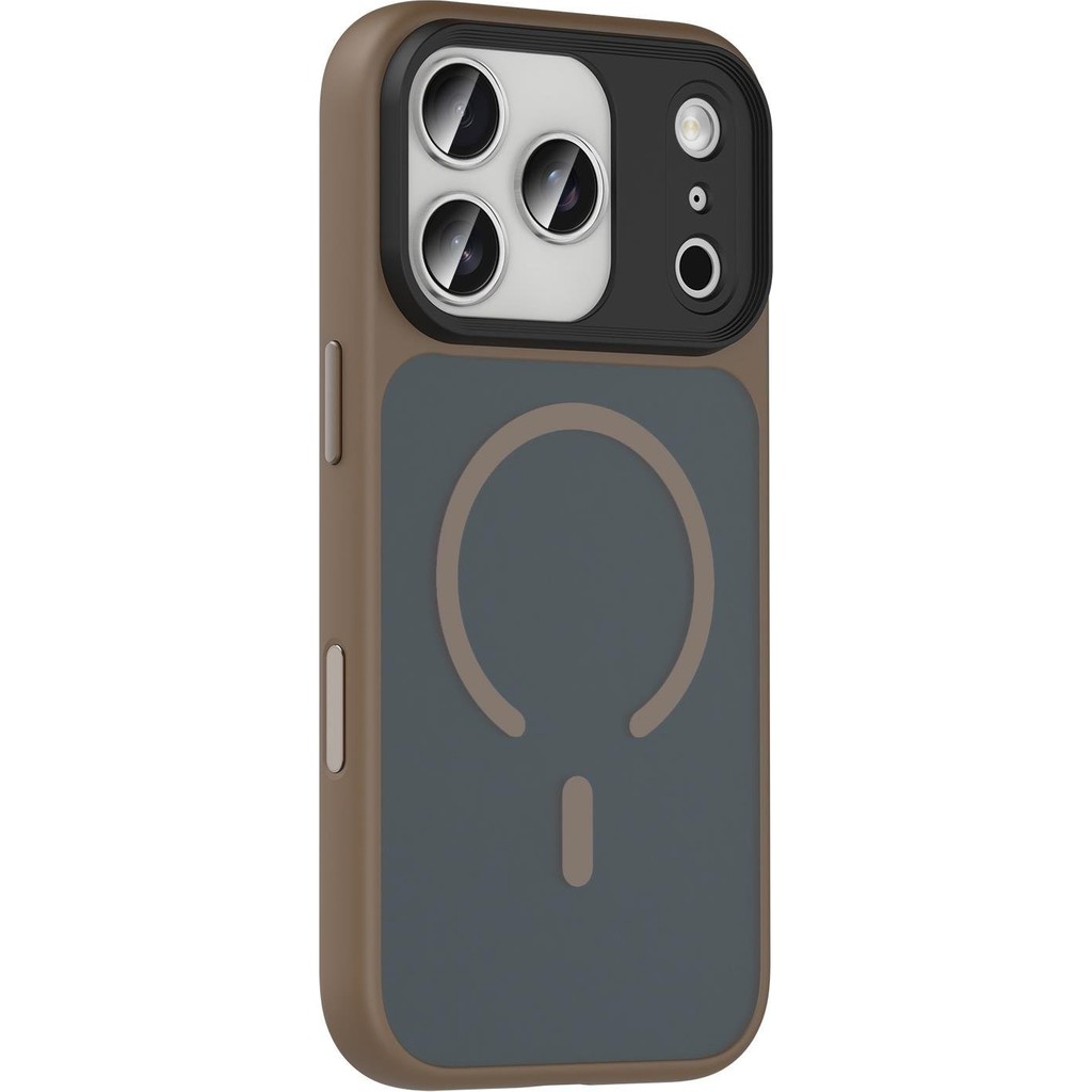 Brabus iPhone 17 Pro Uyumlu Magsafe Özellikli Sert Fall Telefon Kılıfı - Kahve Diğer Fiyatı