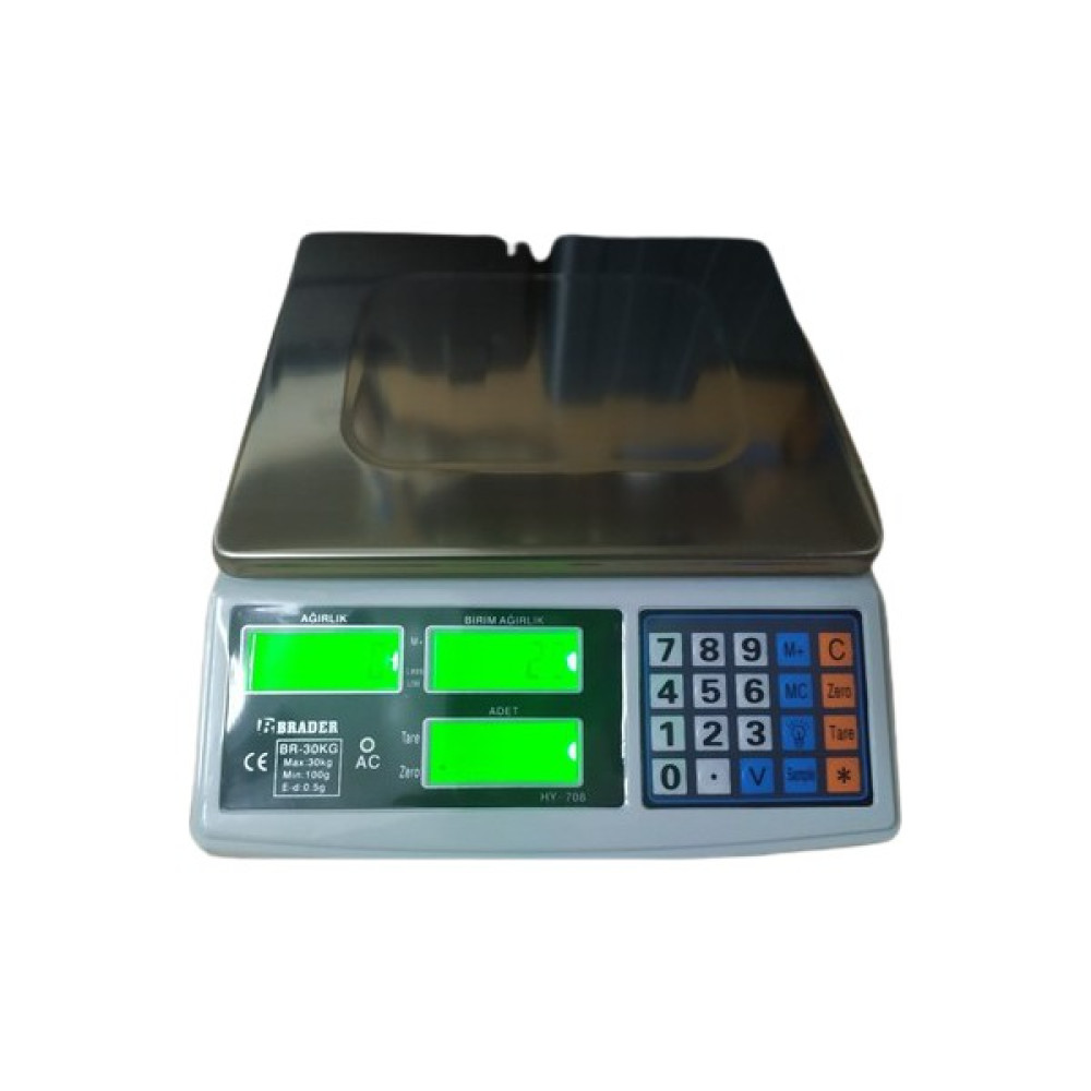 Brader Tartım ve Sayım Terazisi Adet Sayısı Tartı 15 kg 05 gr Ölçüm Aletleri / Cihazları Fiyatı