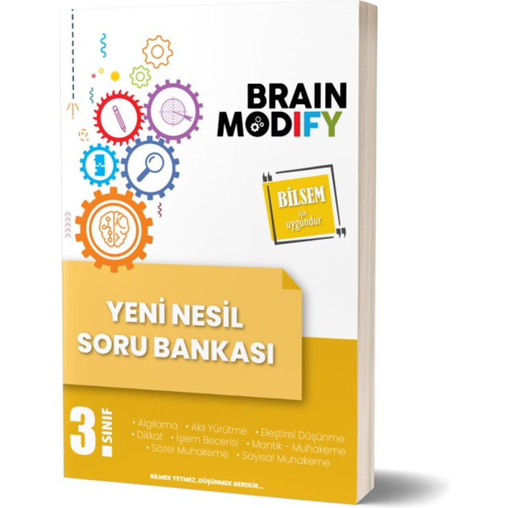 Brain Modify Yeni Nesil Soru Bankası 3. Sınıf Zeka Geliştirici Kitaplar Fiyatı