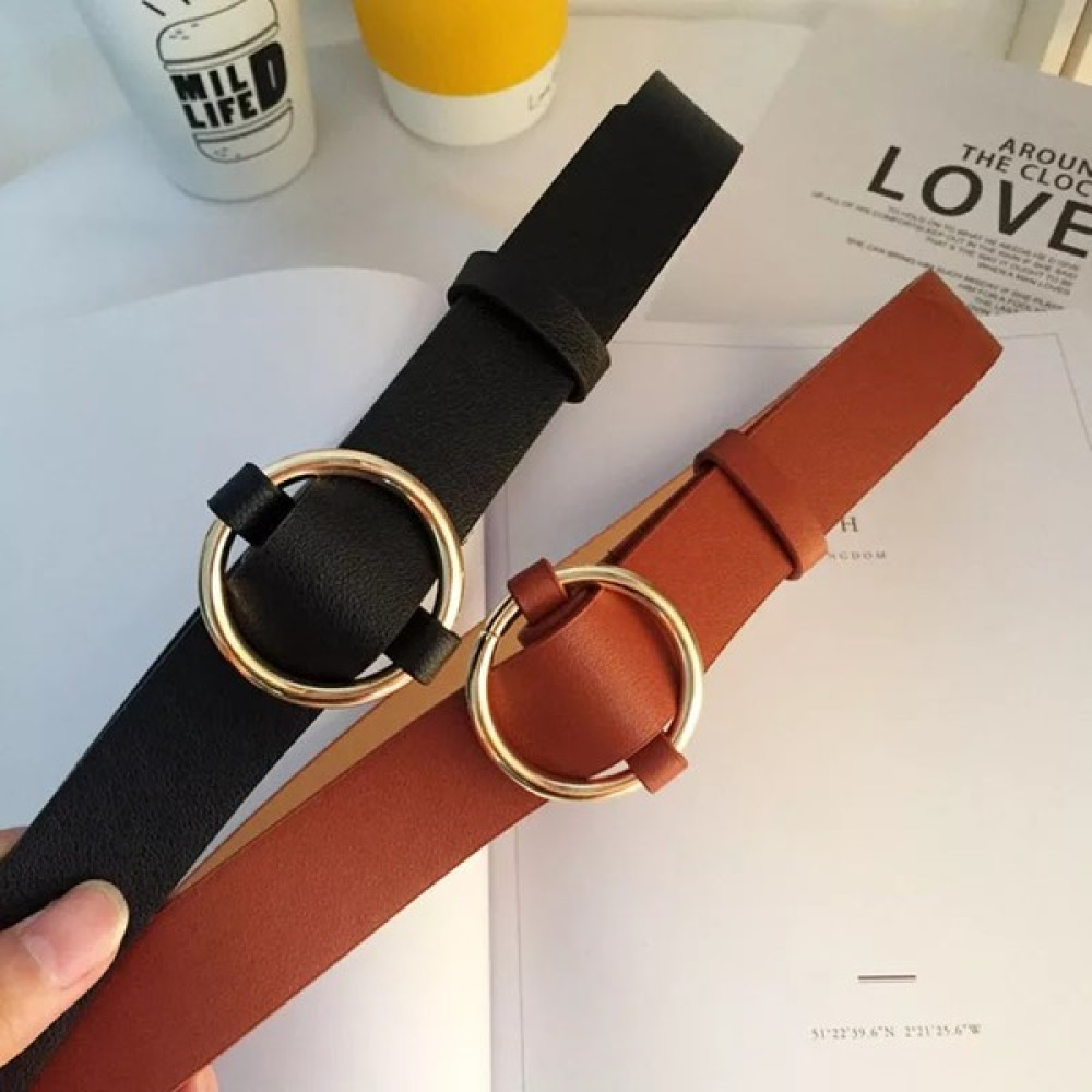 Brand & Belt Halkalı Gold Kemer Kadın Kemeri Fiyatı