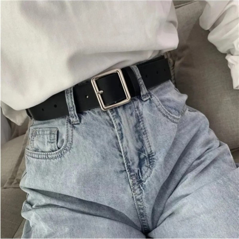 Brand & Belt Kare Tokalı Gümüş Kemer Kadın Kemeri Fiyatı