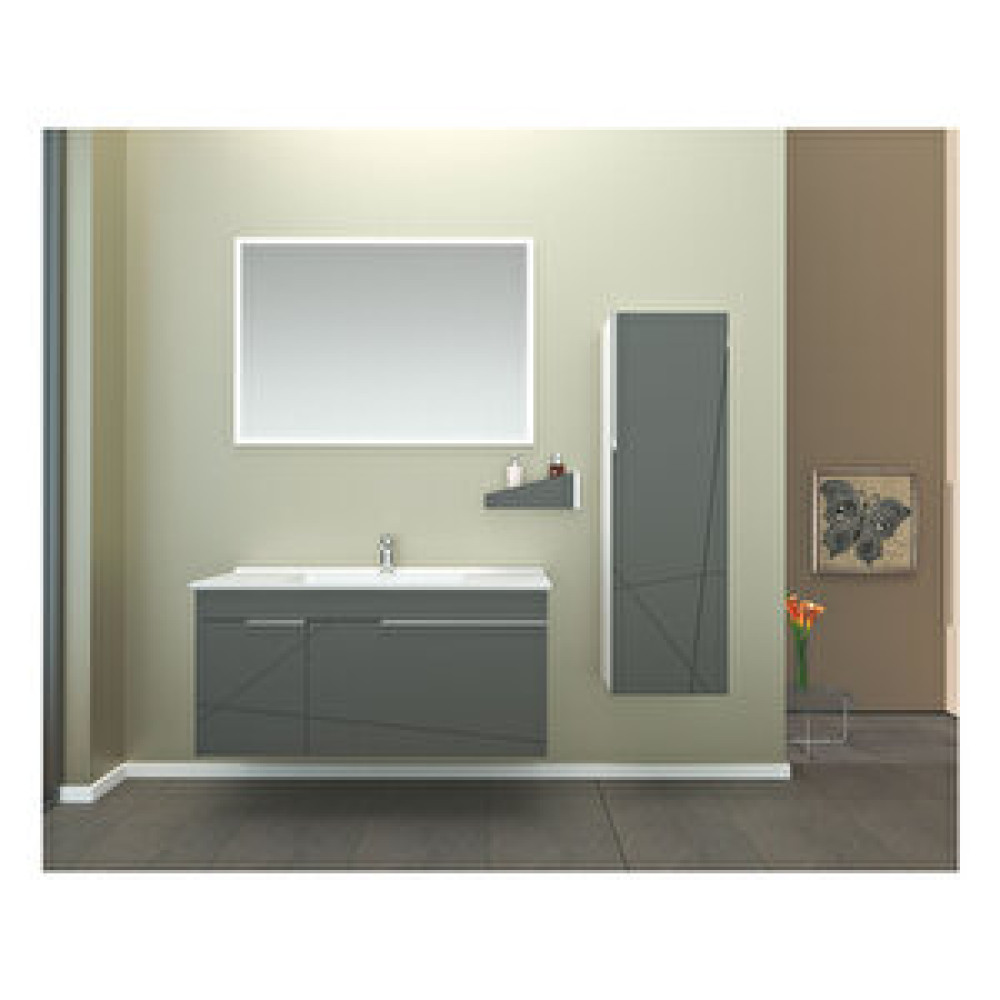 Brat Aronya Banyo Dolabı Boy Dolaplı 100 Cm Banyo Dolabı / Mobilyası Fiyatı