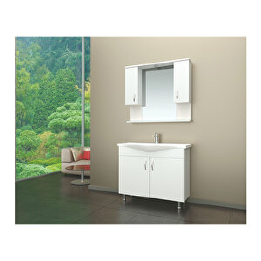 Brat Begonya 100 Banyo Dolabı 100 cm Banyo Dolabı / Mobilyası Fiyatı