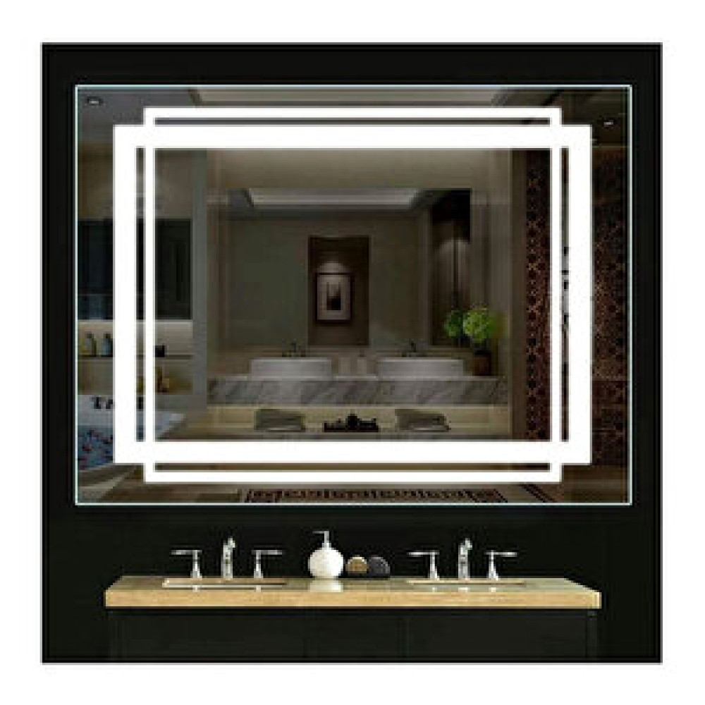 Brat K77080 Led Işıklı On/off Düğmeli Flotal Ayna 70x80 cm Banyo Aynası Fiyatı