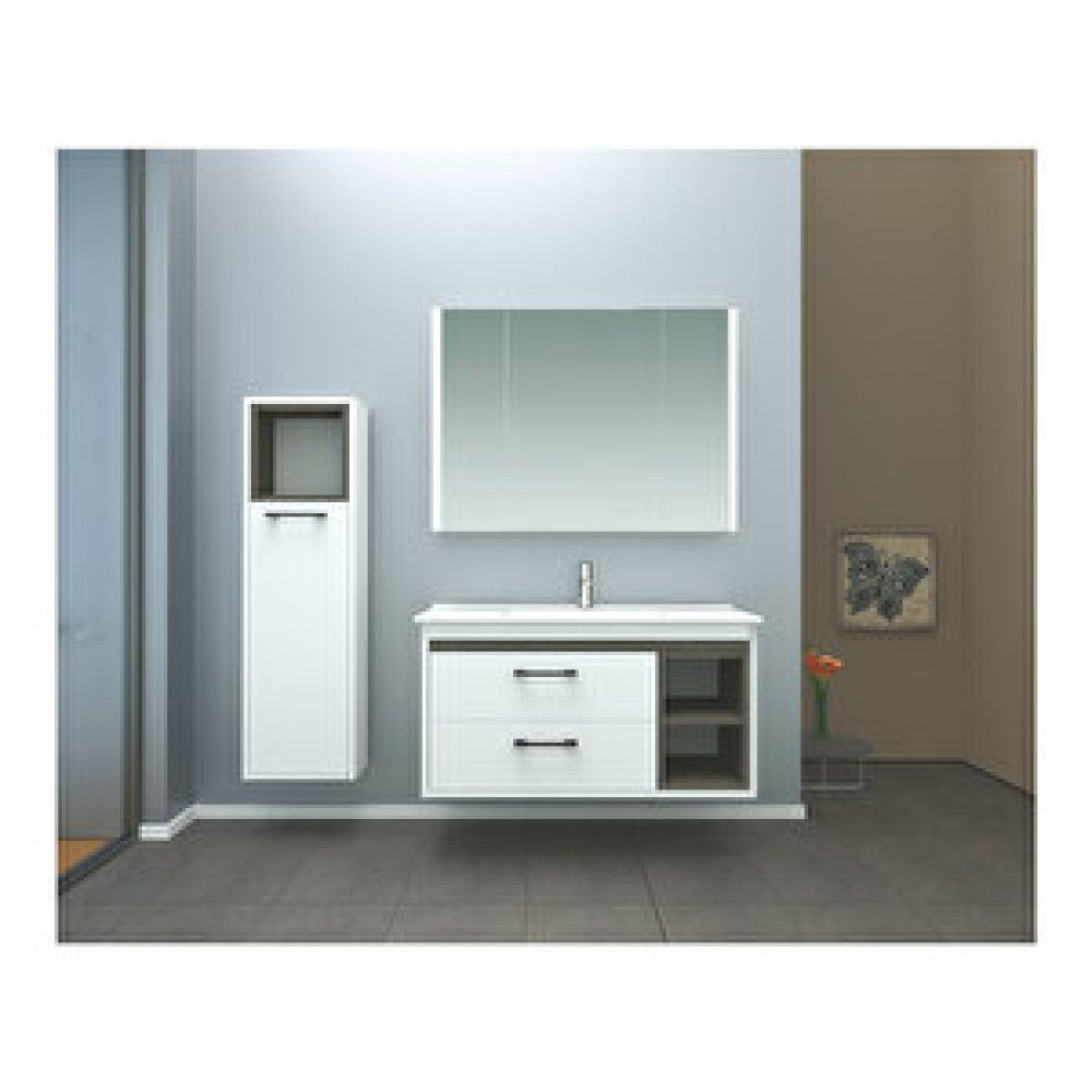 Brat Kasımpatı 100 Banyo Dolabı Boy Dolaplı 100 cm Banyo Dolabı / Mobilyası Fiyatı