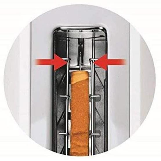 Braun HT450 1000 W 2 Dilim Hazneli Ekmek Kızartıcı Krom