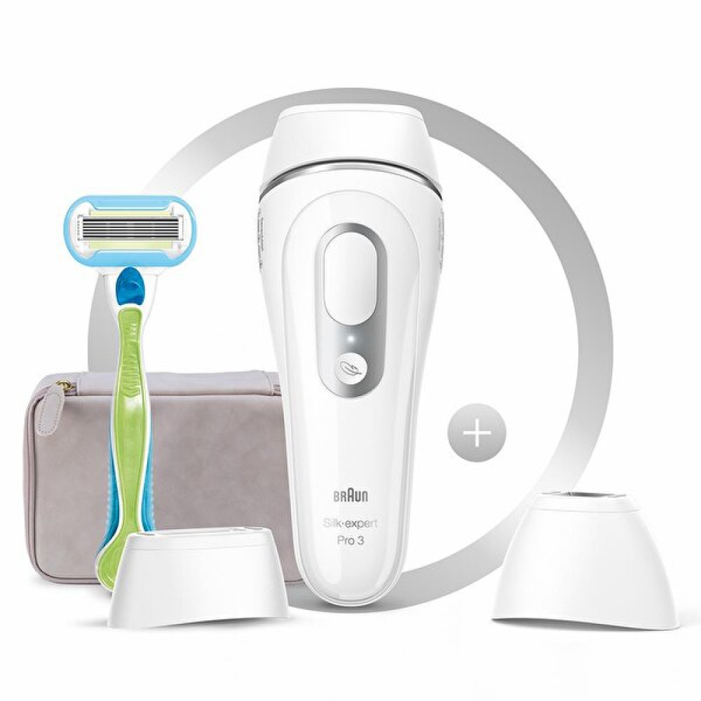 Braun Silk Expert Pro 3 Pl3133 300.000 Atımlı 2 Başlıklı Yeni Nesil IPL + Seyahat Çantası Epilasyon Aletleri Fiyatı