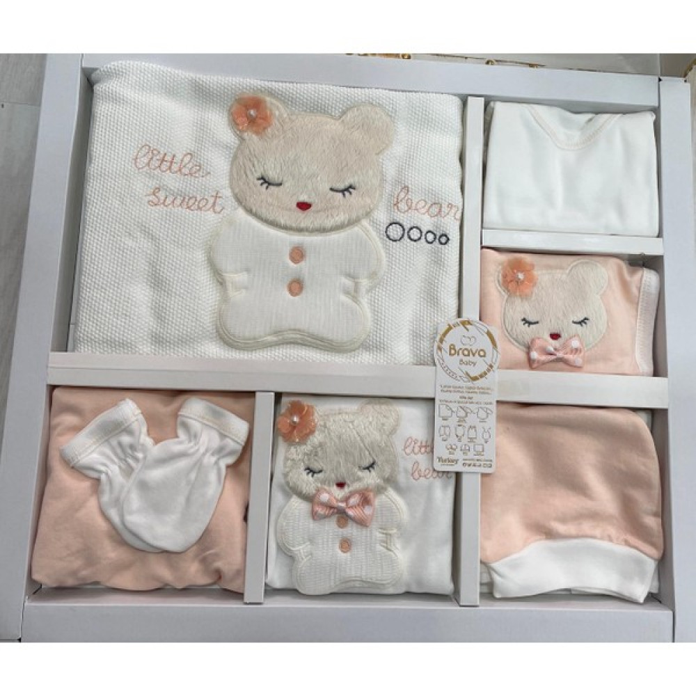 Brava Baby 10 Lu Yenidoğan Hastane Çıkışı Zıbın Set Bebek Hastane Çıkışı Fiyatı
