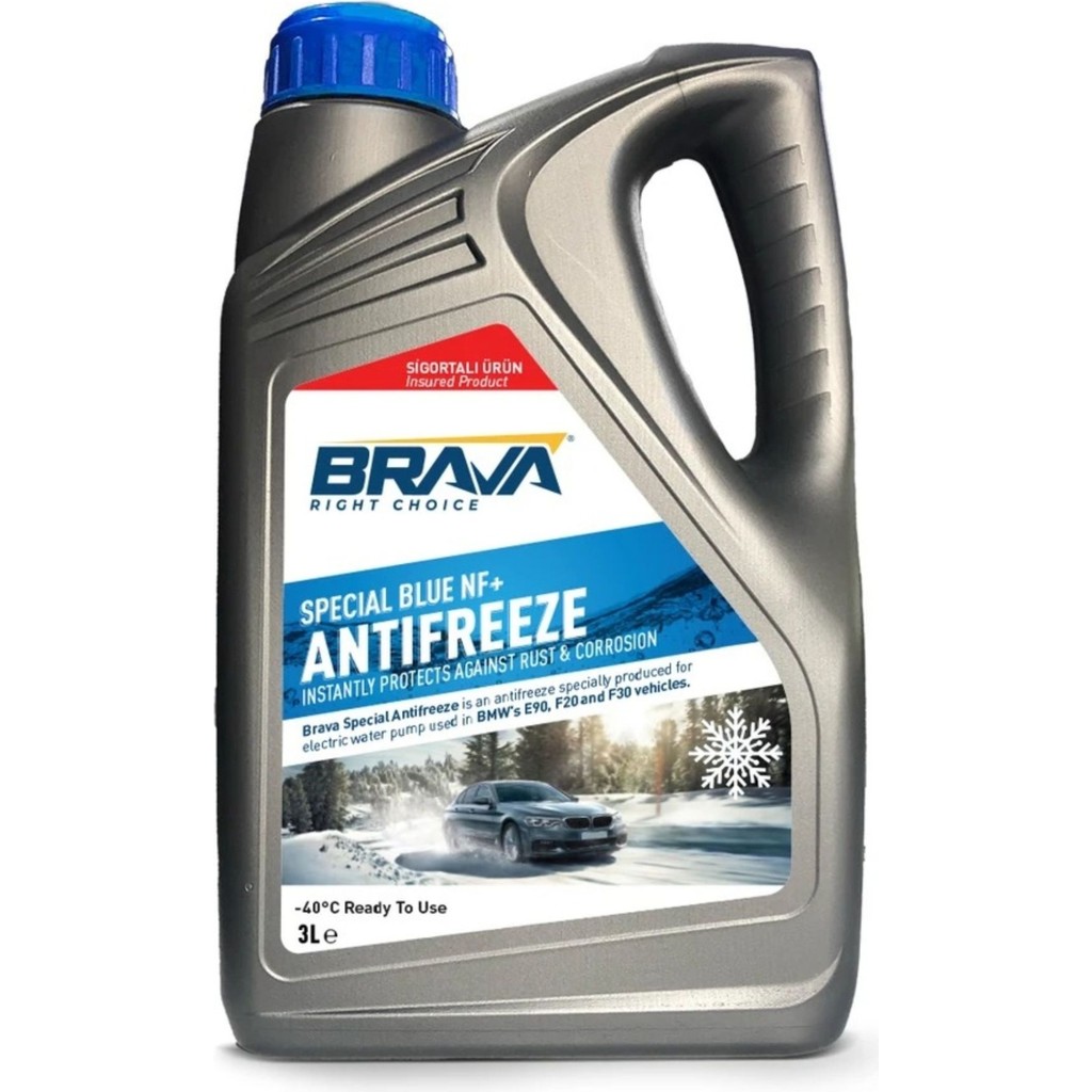 Brava Bmw Special 3 Lt Nf+ Antifriz Mavi -40°c Diğer Fiyatı