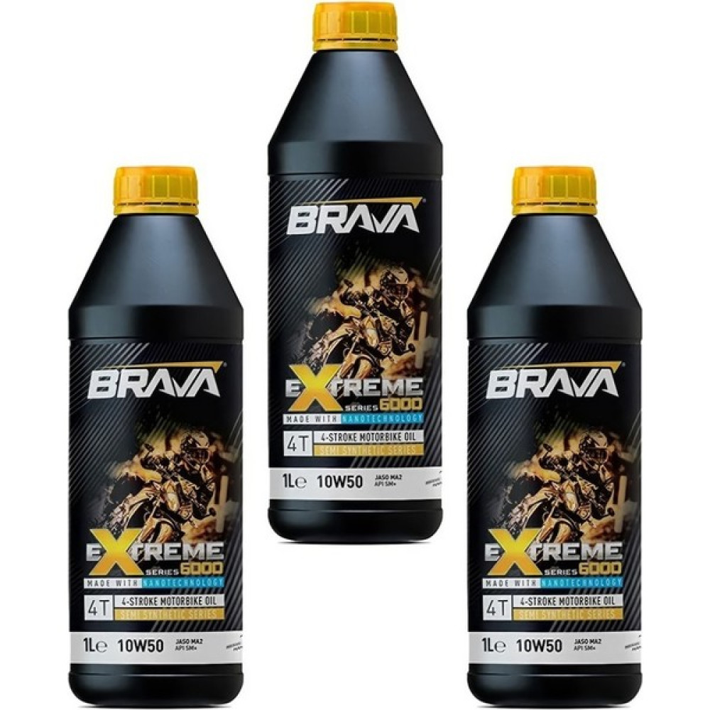 Brava Extreme 6000 10W50 Motorsiklet Yağı 3 Litre Oto Boyaları Fiyatı