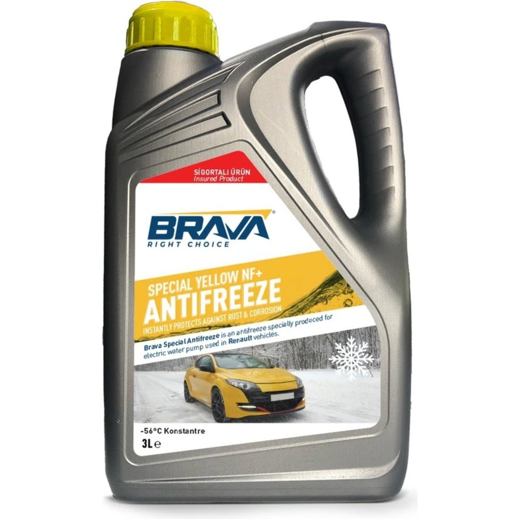 Brava Renault 3 Lt Antifriz Sarı -56°c Diğer Fiyatı