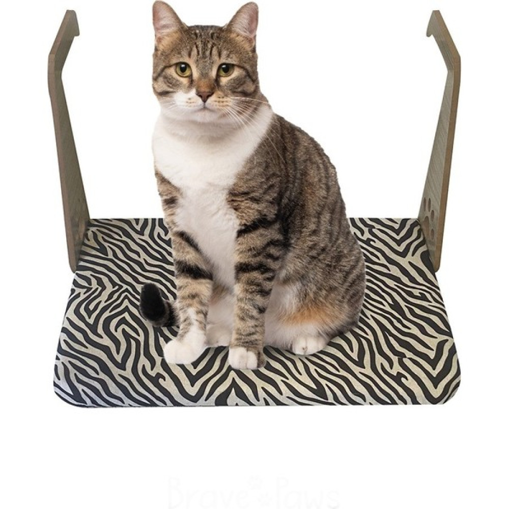 Brave Paws Kedi Kalorifer Radyatör Yatağı Petek Yatağı (29*45CM) - Beyaz - Siyah Evcil Hayvan Ürünleri Fiyatı