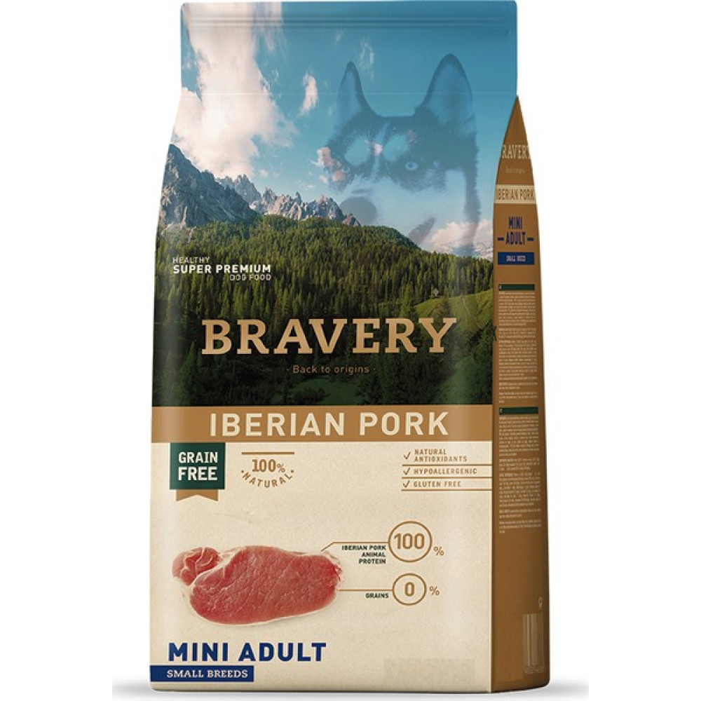 Bravery Adult Small Breed Iberıan Pork Tahılsız Domuzlu Küçük Irk Yetişkin Köpek Maması 2 kg Evcil Hayvan Ürünleri Fiyatı