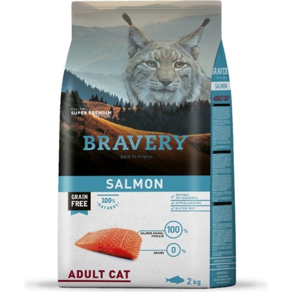 Bravery Somonlu Yetişkin Kuru Kedi Maması 2 kg Evcil Hayvan Ürünleri Fiyatı