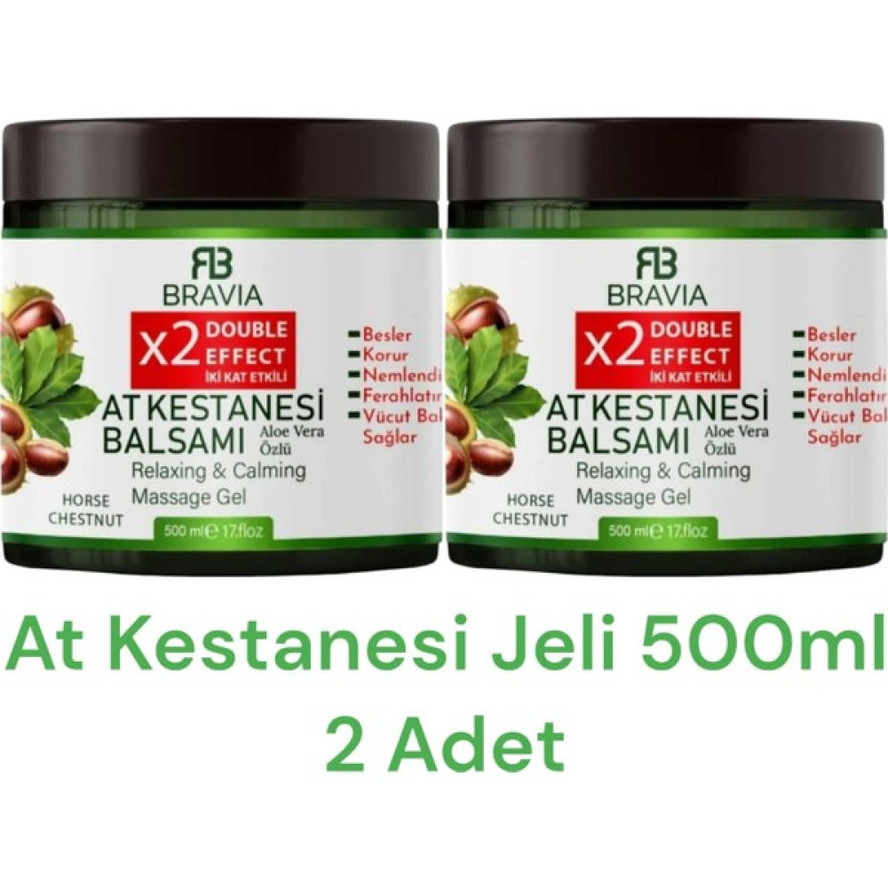 Bravia At Kestanesi Jeli 500 ml 2 Adet Nemlendiriciler Fiyatı