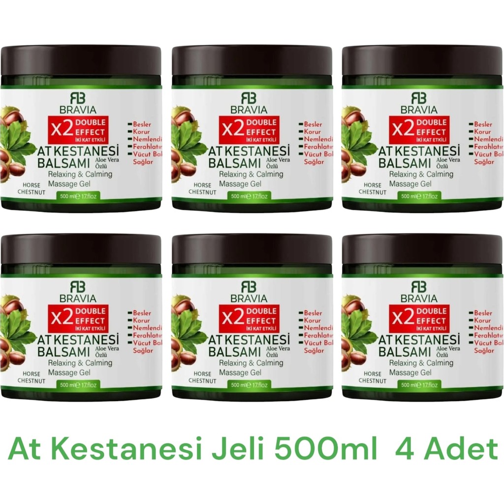 Bravia At Kestanesi Kremi 6 Adet 500 ml Diğer Fiyatı