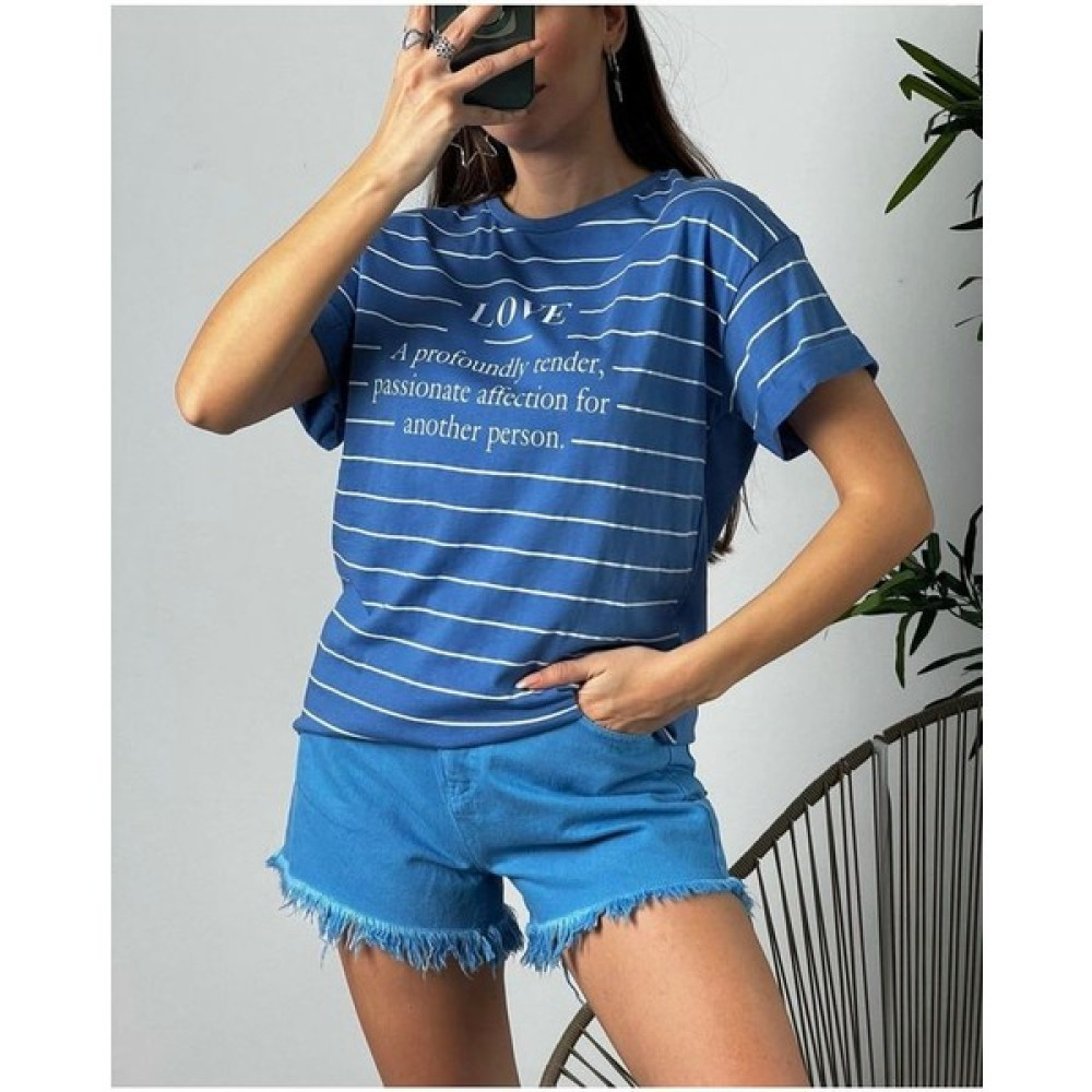 BRC Desing Çizgili Tşört Bayan T-shirt Fiyatı