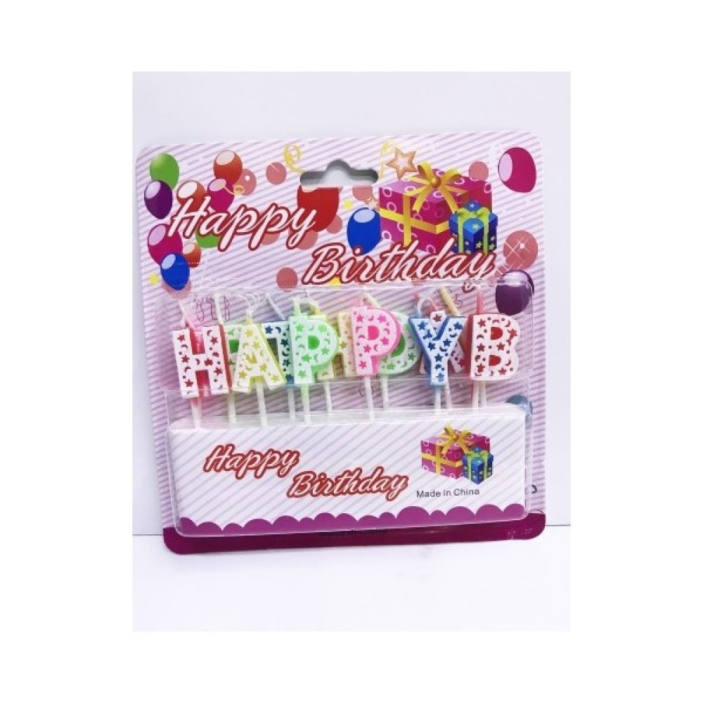 BRC Desing Happy Birthday Renkli Mum Oto Boyaları Fiyatı