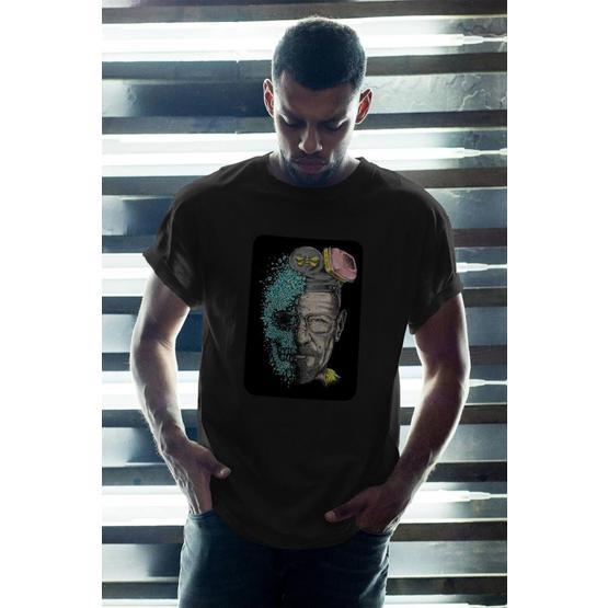 Breaking Bad Walter White 18 Siyah Erkek Oversize Tshirt - Tişör