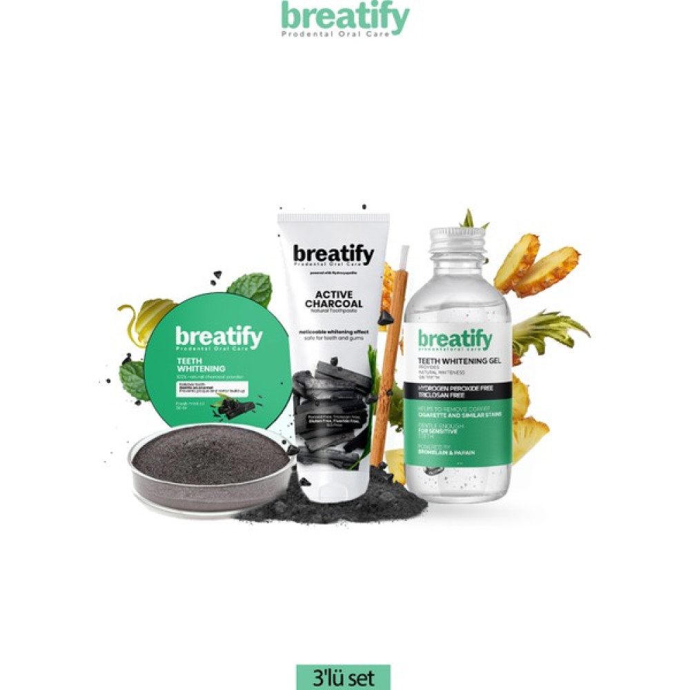 Breatify Diş ve Ağız Bakımı Seti Ağız Gargara ve Spreyi Fiyatı