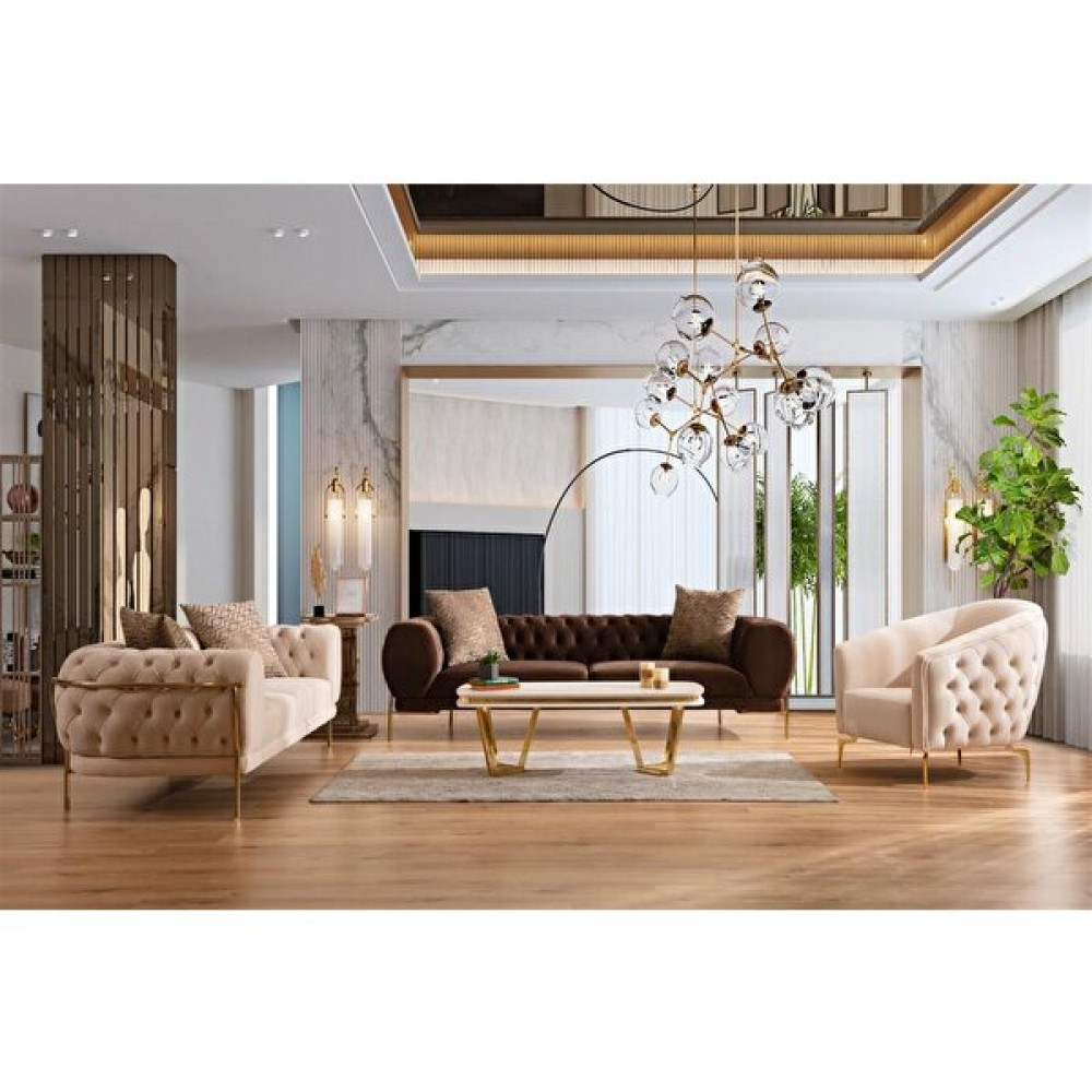 Breda Home Concept Moon Luxury Koltuk Takım 4+3+1 Koltuk Takımı / Seti Fiyatı