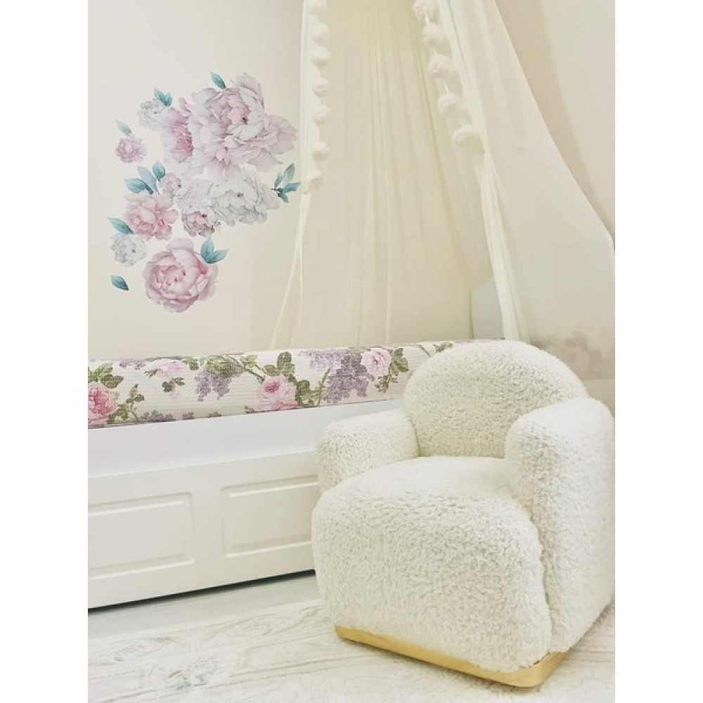 Breda Home Teddy Kumaşlı Gold Ayaklı Çocuk Bebek Koltuğu Sandalyesi - Sarı Bebek-Çocuk Odası Fiyatı
