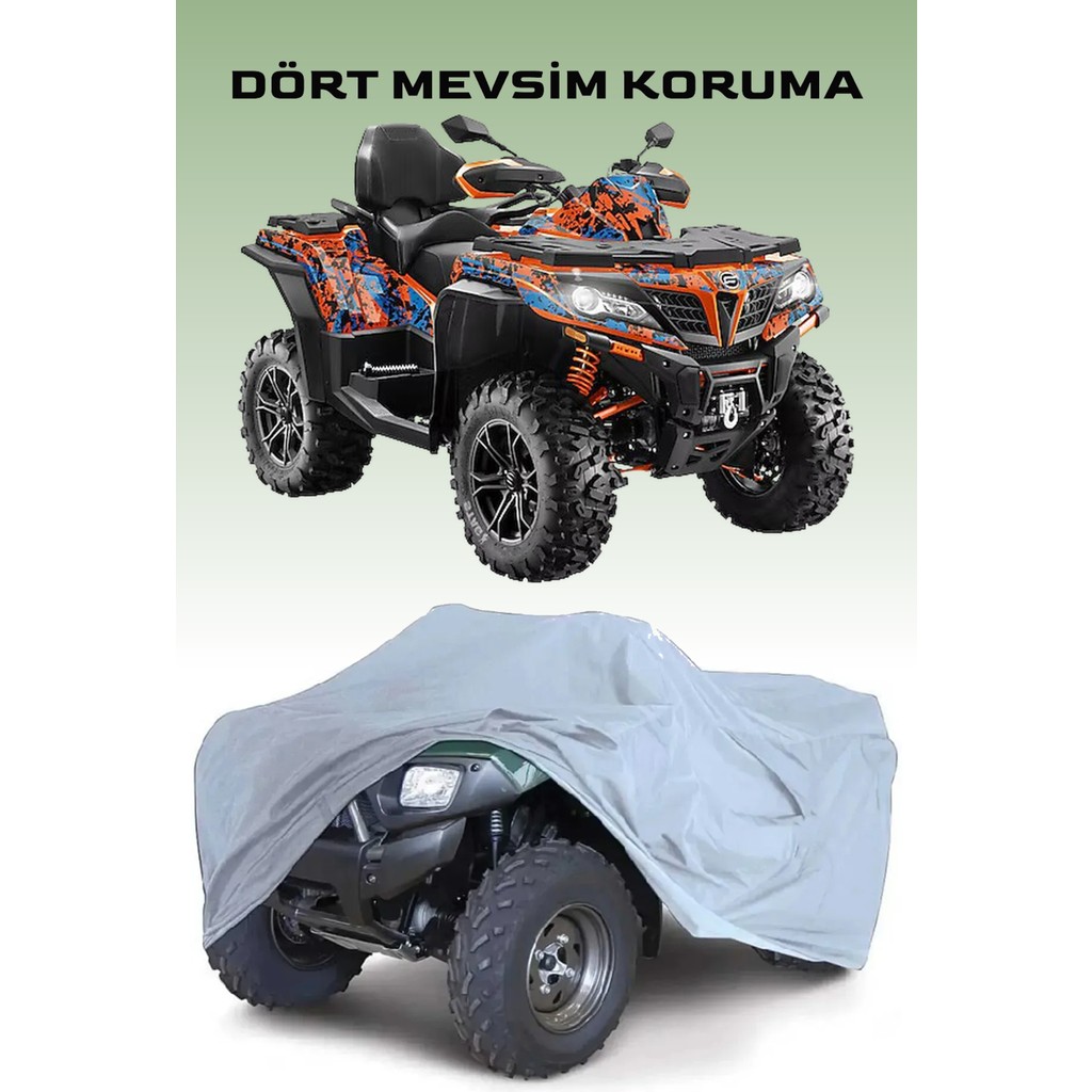 Breen Cfmoto CF1000 Atr-Eps Atv Su Geçirmez Brandası -Gri Motorsiklet Brandaları Fiyatı