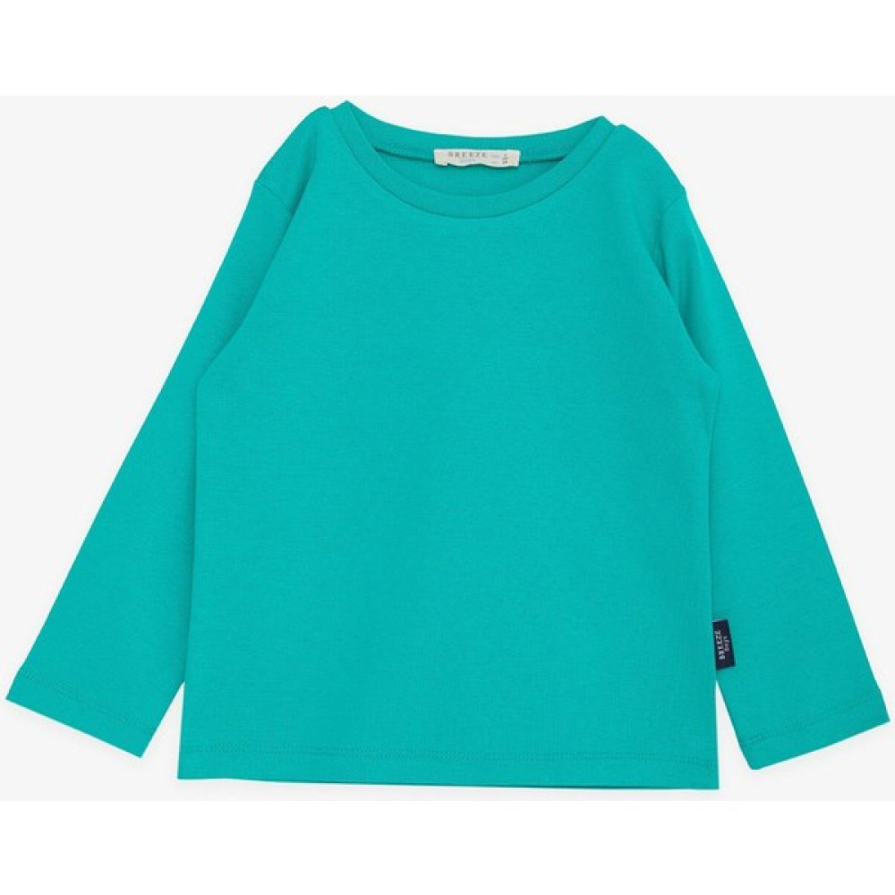 Breeze Girls & Boys Erkek Çocuk Uzun Kollu Tişört Basic 1-4 Yaş, Yeşil Kız Çocuk T-shirt Fiyatı