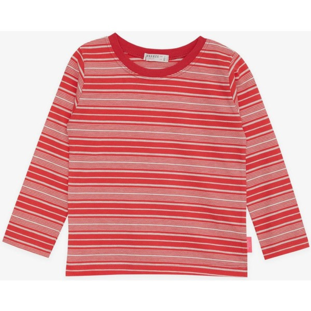 BREEZE Kız Çocuk Uzun Kollu Tişört Çizgili 3-7 Yaş, Narçiçeği Kız Çocuk T-shirt Fiyatı