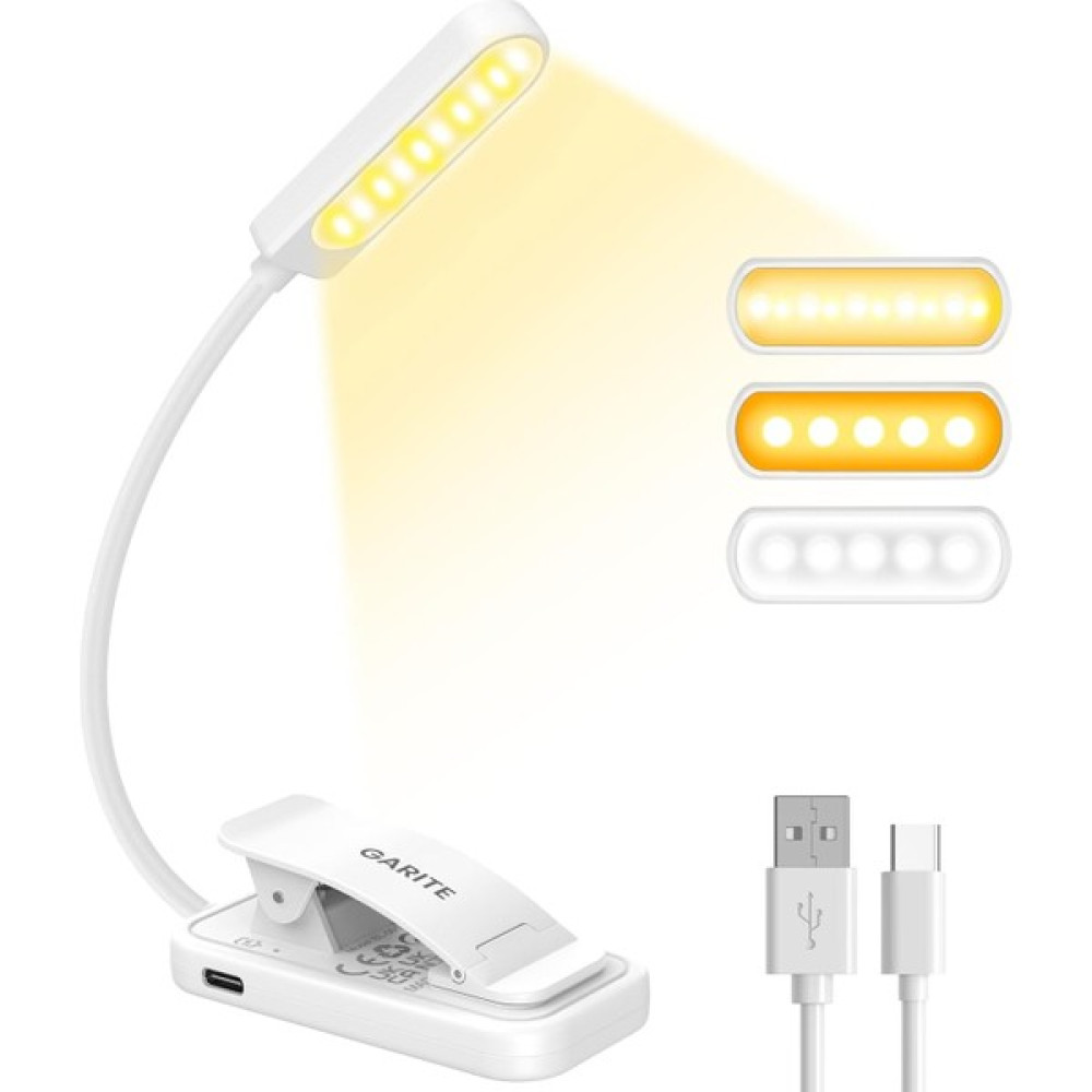Breeze Okuma Işığı, Şarj Edilebilir 10 Led Klipsli Okuma Işığı, 3 Parlaklık Modu (Sıcak&Beyaz&Karışık) (Yurt Dışından) Kafa Feneri Fiyatı