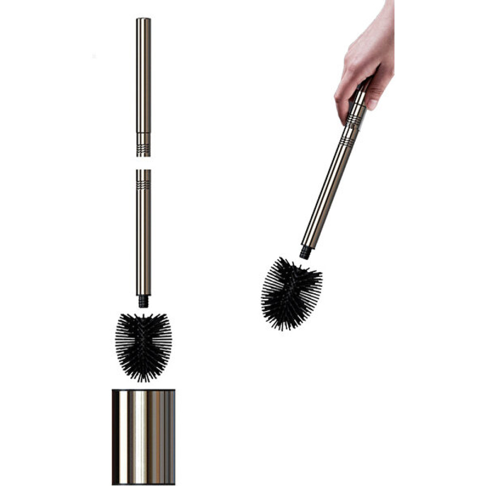 Breeze Silikon Tuvalet Fırçası Ve Tutma Fırçalı Tuvalet Fırçası Klozet Fırçası Brosse Toilette (Yurt Dışından) - Siyah - 1 Klozet Fırçası Fiyatı