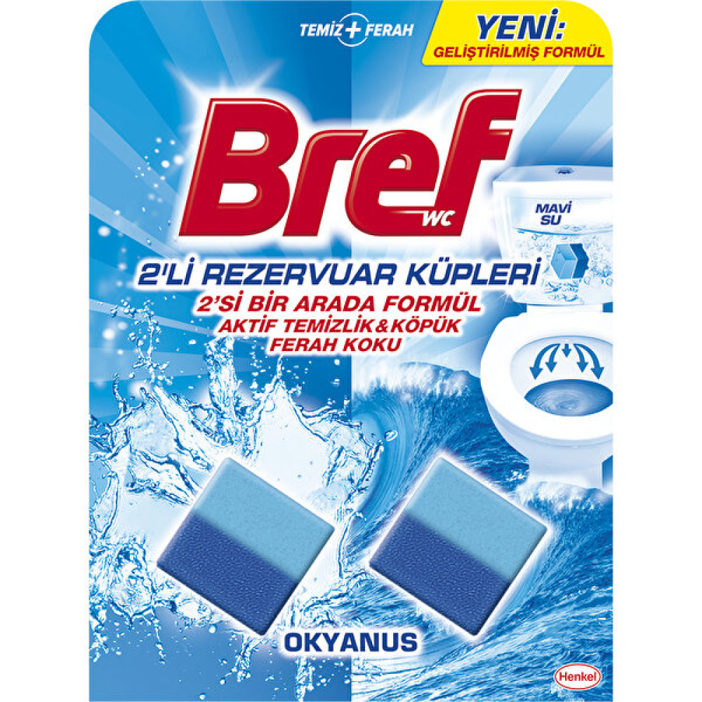 Bref WC Rezervuar Küpleri Okyanus 2'li Temizlik Malzemeleri Fiyatı