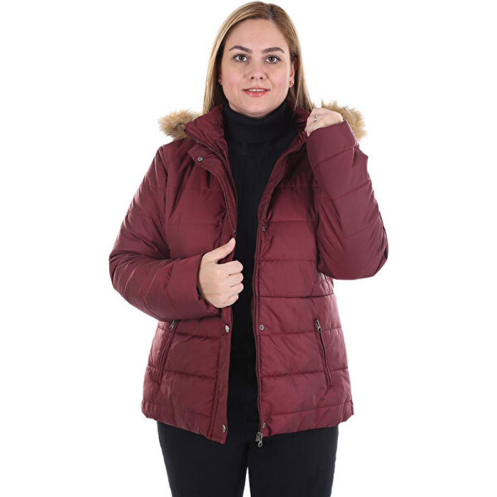 Brendon Kadın Büyük Beden Mont 527 Bordo/maroon 20W53000527 Bayan Mont Fiyatı