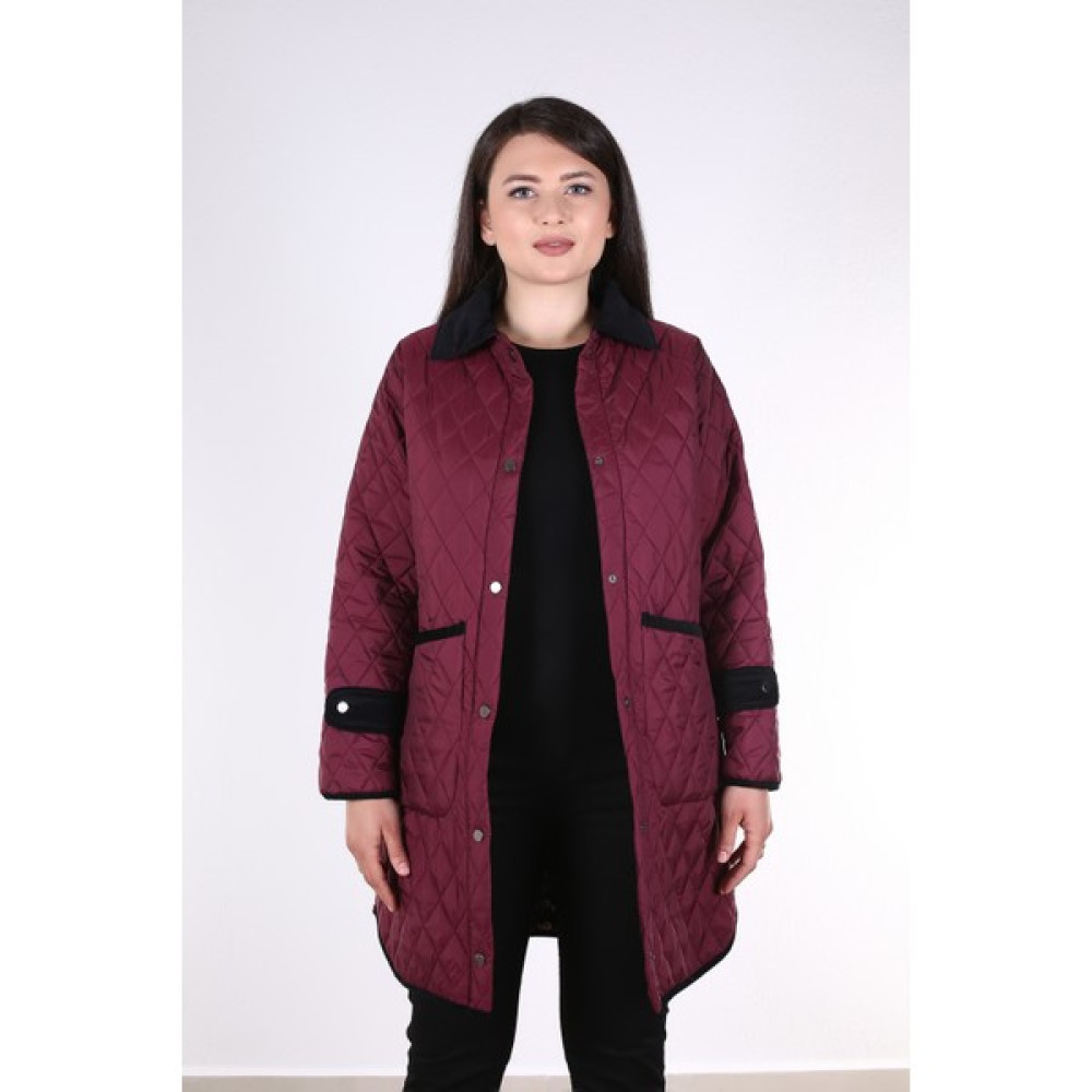 Brendon Kadın Kapitone Mont 0258 Mürdüm/damson 22S32000258 Bayan Mont Fiyatı
