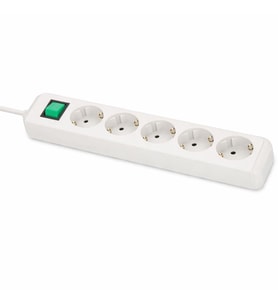 Brennenstuhl Eco-Line Serisi 6 Soketli Anahtarlı 3 Metre Kablolu Uzatma Priz Beyaz Prizler Fiyatı