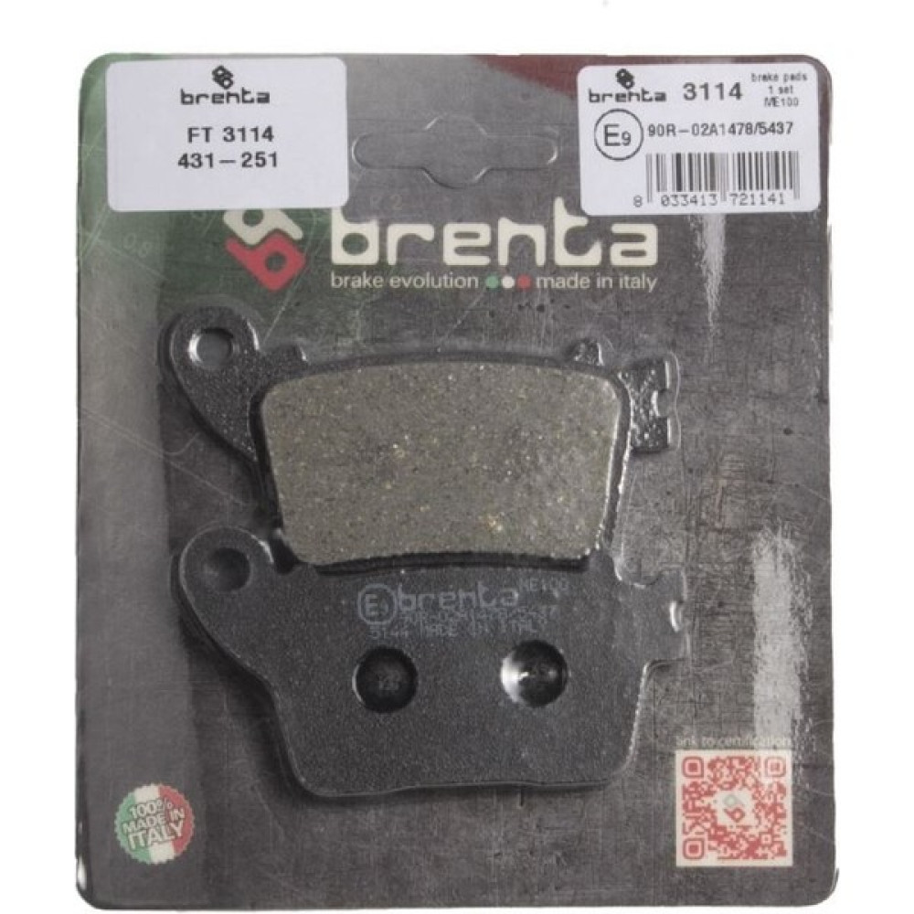 Brenta Honda CBR 600 RR Disk Fren Balata Arka (2007-2020) - Siyah Oto Boyaları Fiyatı